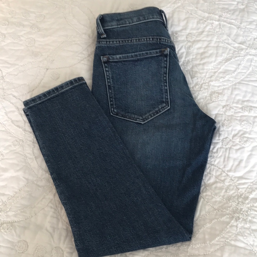 Banana Republic High Rise Straight Jeans.